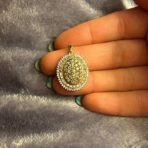 10K Gold Diamond Pendant